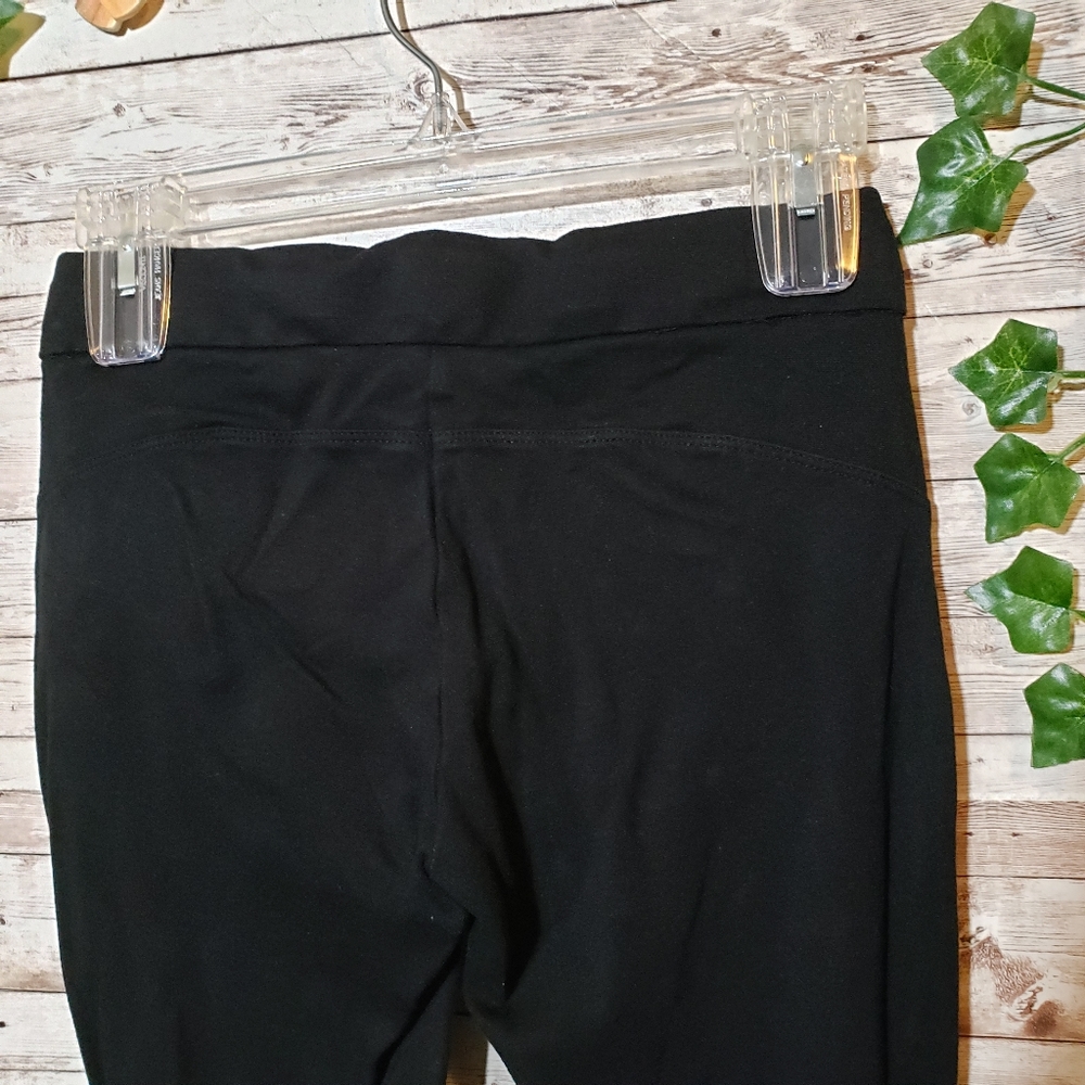 Ann Taylor Black Ponte Zip Pocket Leggings Pants AT Womens Dressy Business Work - Picture 5 of 6